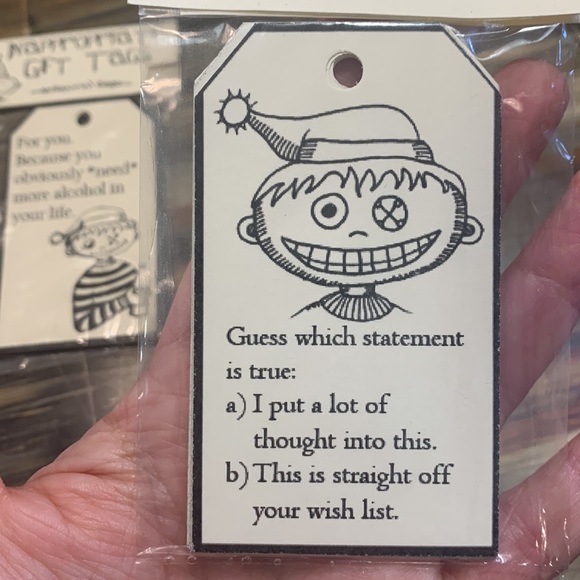 🌶3/$14🌶Weird gift tags pack of 10 - Picture 4 of 6